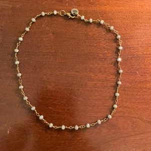 RAW & REBELLIOUS GREY BEADED CHOKER